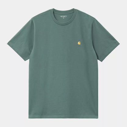 CARHARTT WIP CHASE T-SHIRT SILVER PINE