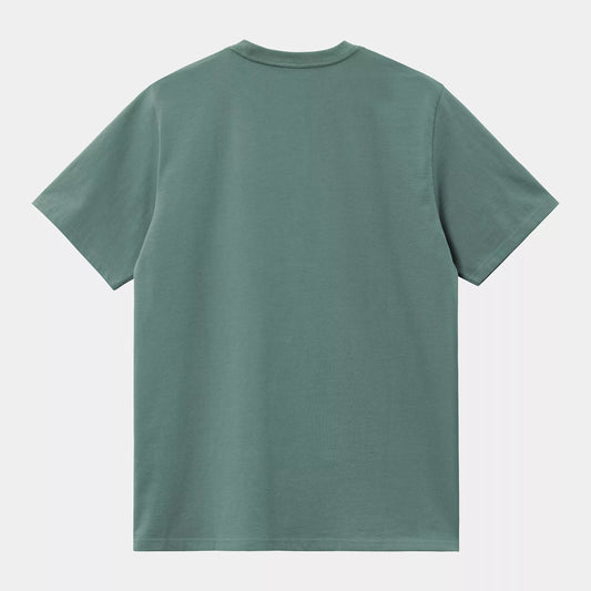 CARHARTT WIP CHASE T-SHIRT SILVER PINE