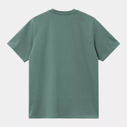 CARHARTT WIP CHASE T-SHIRT SILVER PINE