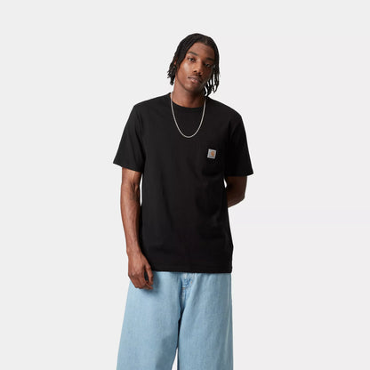 CARHARTT WIP POCKET T-SHIRT BLACK