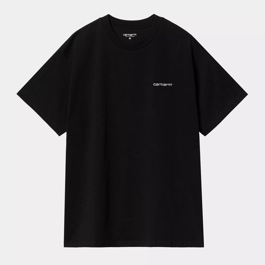 CARHARTT WIP SCRIPT EMBROIDERY T-SHIRT BLACK