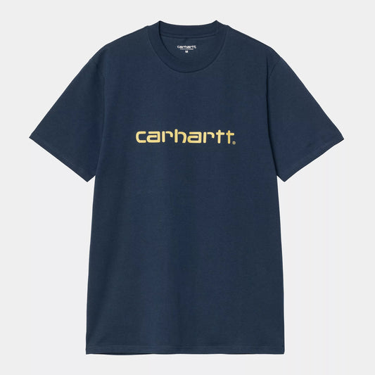 CARHARTT WIP SRCIPT T-SHIRT INK / AIR YELLOW